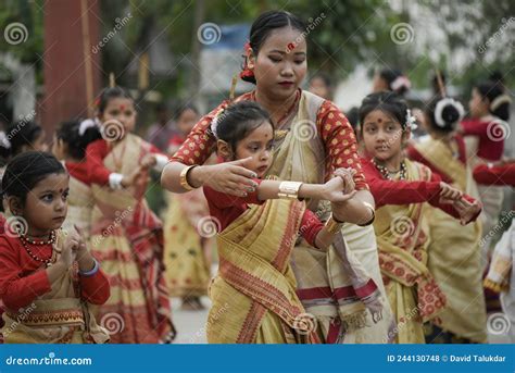 Rongali Bihu Festival of Assam Editorial Stock Photo - Image of children, mentor: 244130748