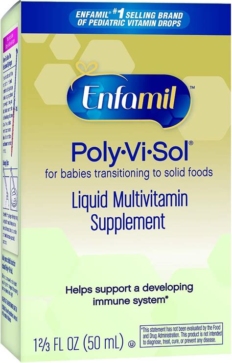 Enfamil Poly Vi Sol Multivitamin Supplement Drops With Iron