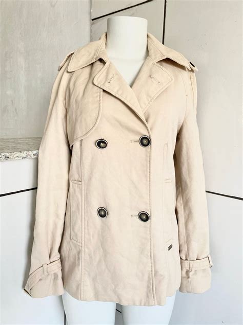 Sobretudo Zara Nude Casaco Feminino Usado Enjoei