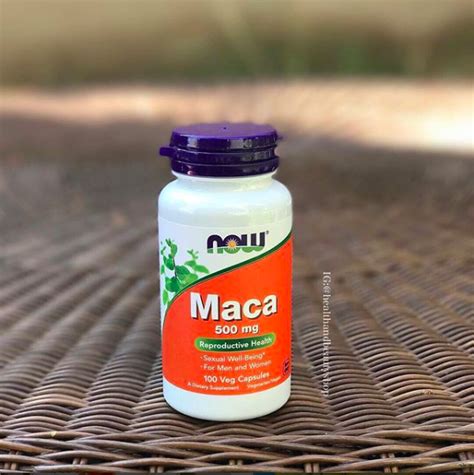 Now Foods Maca 500 mg 100 Capsules อาหารเสรม วตามน นำเขาจาก