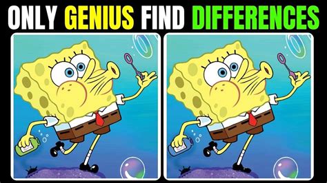 Find The Difference Spot The Difference Spongebob Squarepants Youtube