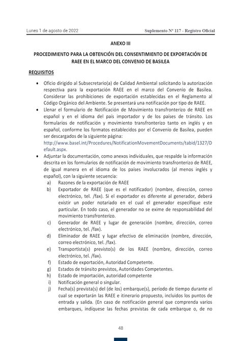 Acuerdo Ministerial No MAATE 2022 067 Instructivo para la aplicación