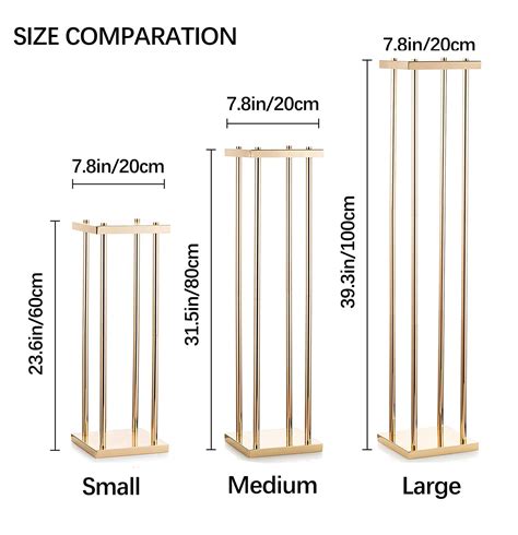 Vincidern Pcs Wedding Flower Stand Centerpieces For Floral Arrangement