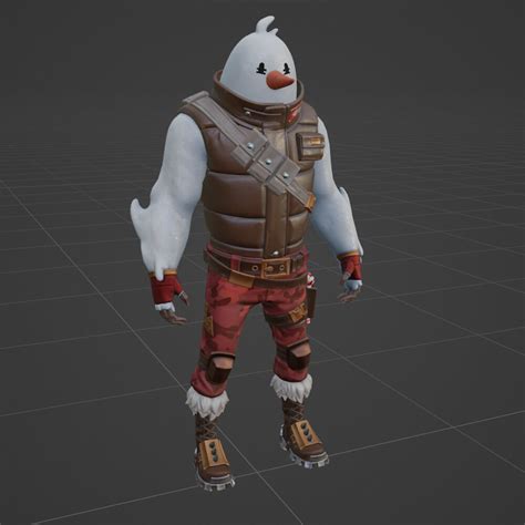 Snowmando Fortnite 3d Model By Shevraar