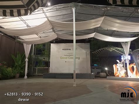 Sewa Tenda Konvensional Transparan Jakarta