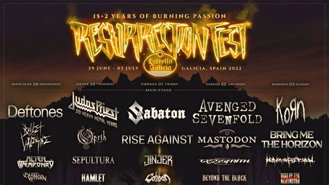 Vuelve el Resurrection Fest con toda la programación para cinco días de