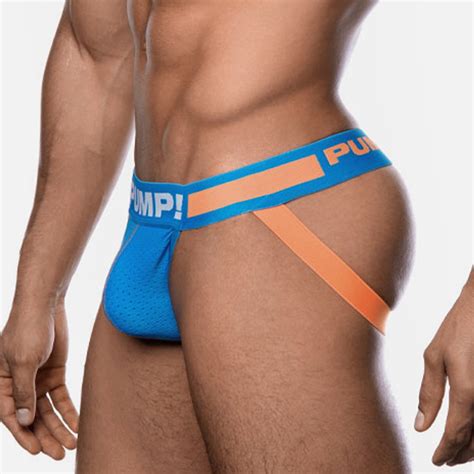 Mizok Mens Jockstraps Underwear Sexy Jock Strap Low Rise Orange Xl 1