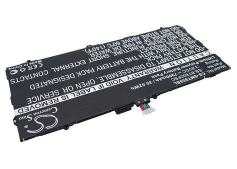 Battery for Samsung Galaxy Tab S TabS SM-T801 EB-BT800FBC EB-BT800FBE ...