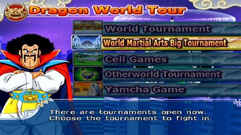 Dragonball Z Budokai Tenkaichi Dragon World Tour Big Tournament