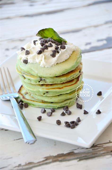 Mint Chocolate Chip Pancakes The Idea Room