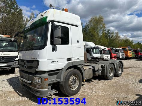 Mercedes Benz Actros 2646 6x4 Retarder Truck Tractor For Sale Lithuania