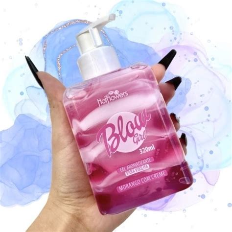Blow Girl Gel Creme Hidratante Aromatizante De Morango Textura Suave E Aveludada Hot Flowers