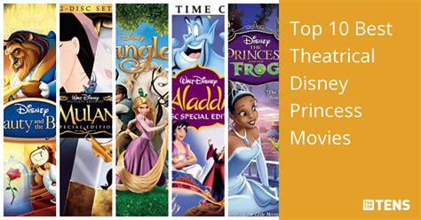 Top 10 Best Theatrical Disney Princess Movies Thetoptens