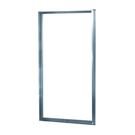 Foremost Tides 23 In To 25 In X 65 In Framed Pivot Shower Door In