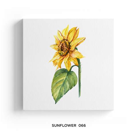 jual lukisan dekorasi sunflower poster kanvas hiasan dinding bunga