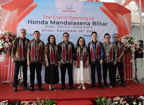 Honda Mandalasena Resmi Membuka Jaringan Pertama Di Blitar Honda