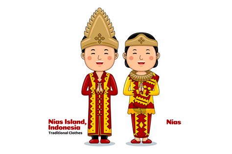 Nias Traditional Cloth Welcome 02 Graphic By Medzcreative Creative