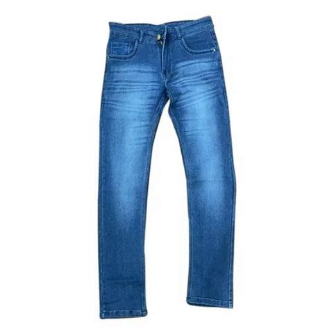 Casual Wear Faded Mens Dark Blue Denim Jeans Waist Size 30 At Rs 299