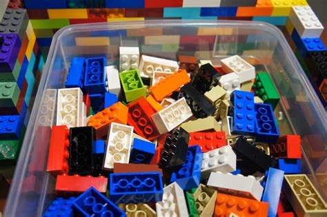 Lego 3001 Assorted Colors 2x4 Standard Bricks 2 X 4 Bulk Lot Blocks