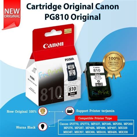 Jual Cartridge Canon Pg 810 Pg810 Pg 810 Cl 811 Cl811 Cl 811 Black