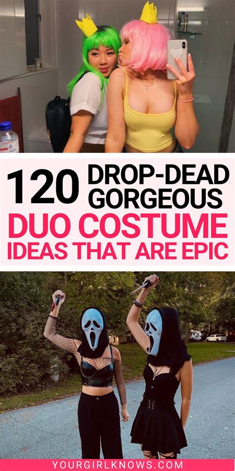 22 SUPER UNIQUE DUO HALLOWEEN COSTUMES FOR BFF TO STEAL THE SHOW