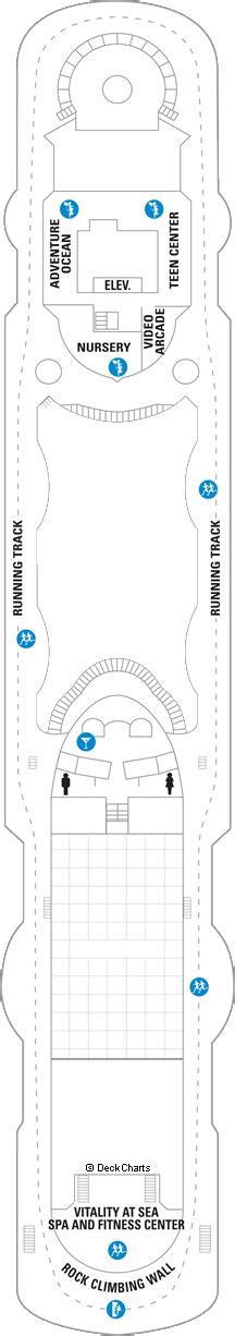 Royal Caribbean Vision of the Seas Deck Plans: Ship Layout, Staterooms ...