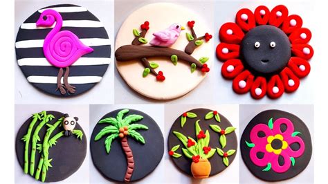 Satisfying Clay Art Easy Clay Art Ideas Youtube