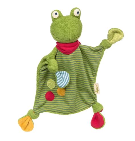 Doudou Plat Grenouille Green