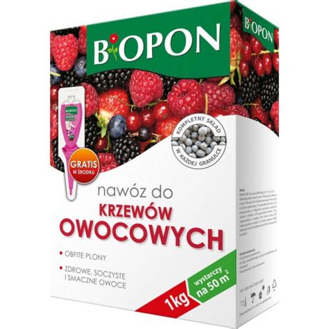 Nawóz Do Krzewów Owocowych 1kg Biopon Sklep Gardenowo