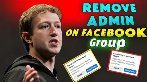 How To Remove Admin From Facebook Group Remove Facebook Group