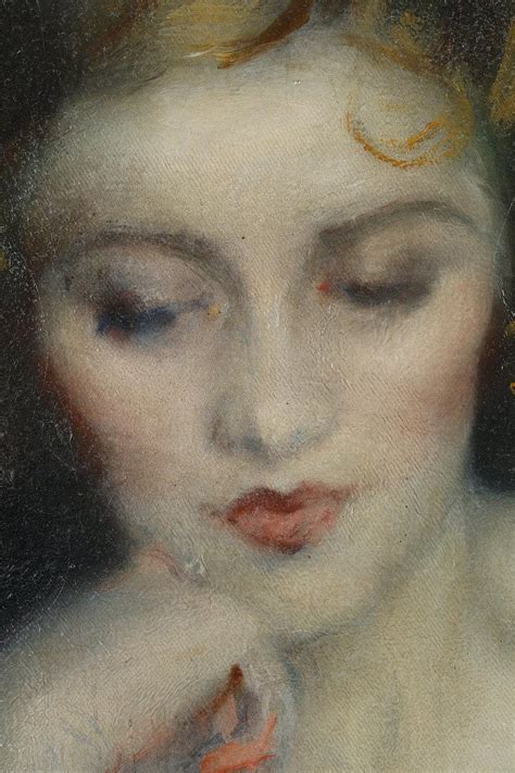 Art Deco Painting Female Nude French School Of The S For Sale At