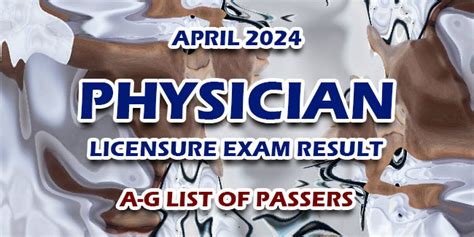 Physician Licensure Exam Result April A G List Of Passers Newsfeed