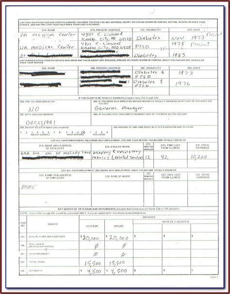 Va Disability Claim Form Form Resume Examples E Qgnp Vk