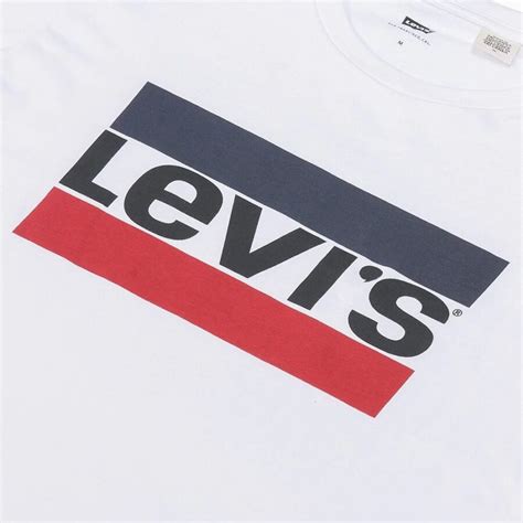 O Thun Nam Levi S Men Sportswear Logo Graphic Tee White Levis