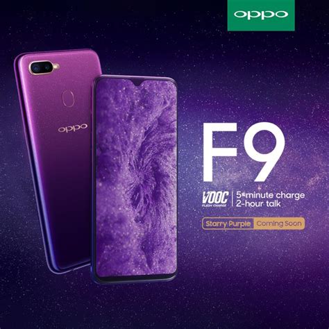 OPPO Malaysia F9 Starry Purple Limited Edition Sebrinah Yeo