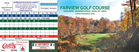 Farview Golf Course Avon New York Golf Course Information And Reviews