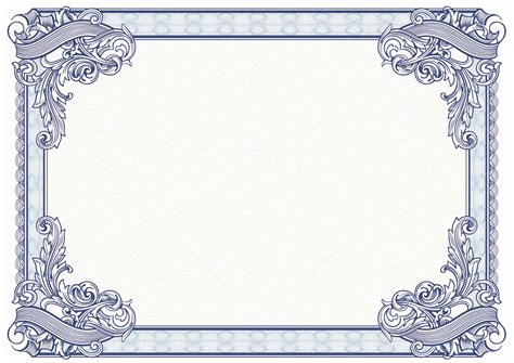 Free Vector Certificate Border at Vectorified.com | Collection of Free ...