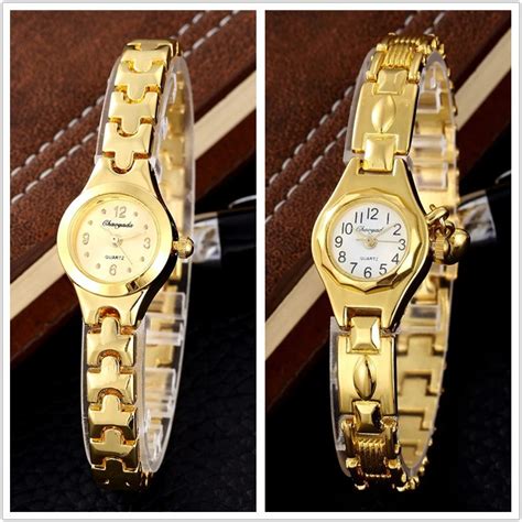 Luxury Gold Watch For Woman Relo Fashion Elegant Bracelet Watch Quartz