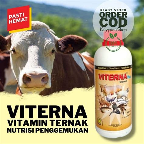 Jual Viterna Nasa Cc Vitamin Ternak Sapi Kambing Bebek Enthok Babi