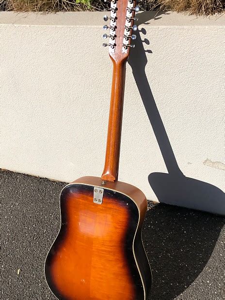 Framus Texan Twelve String 1970 Circa Distressed Tobacco Reverb