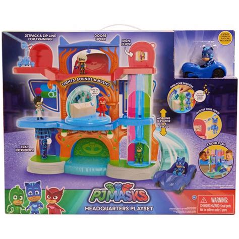 Pj Masks Original Quartel General Playset Pronta Entrega Mercado Livre