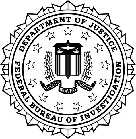 FBI Seal - black — FBI