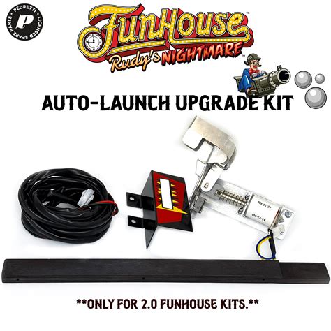 Auto-launch upgrade kit for Funhouse 2.0 kit - Pinball Remakes Fun