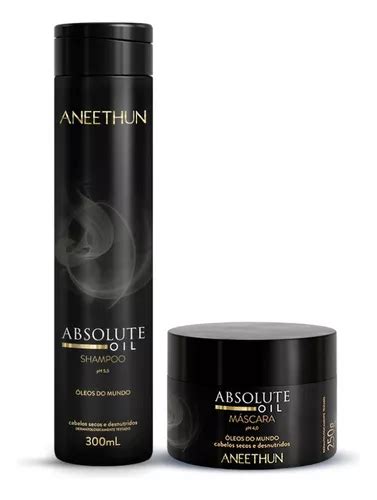 Kit Absolute Oil Shampoo 300ml E Máscara 250g Aneethun Frete grátis