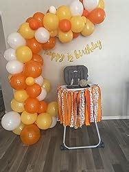 Amazon LFYDM Latex Balloon 100 Pcs 12 Inch White And Orange And