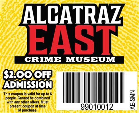 Alcatraz East Crime Museum Coupon | Pigeon Forge Attraction | Money ...