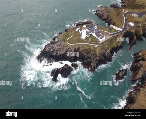 Fanad Head Lighthouse Landmark Near The Atlantic Ocean Ireland