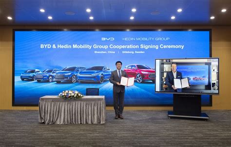 BYD se asocia con Hedin Mobility Group en el mercado de Vehículos de