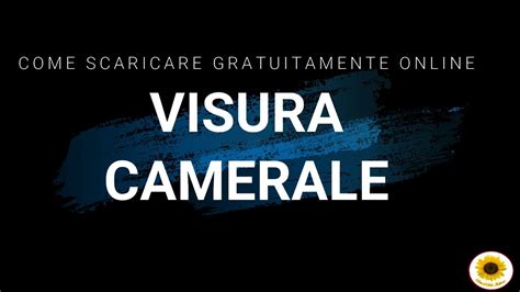 Visura Camerale Gratis YouTube