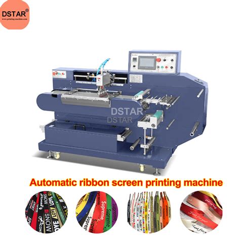 Automatic Ribbon Screen Printing Machine -1 color printing